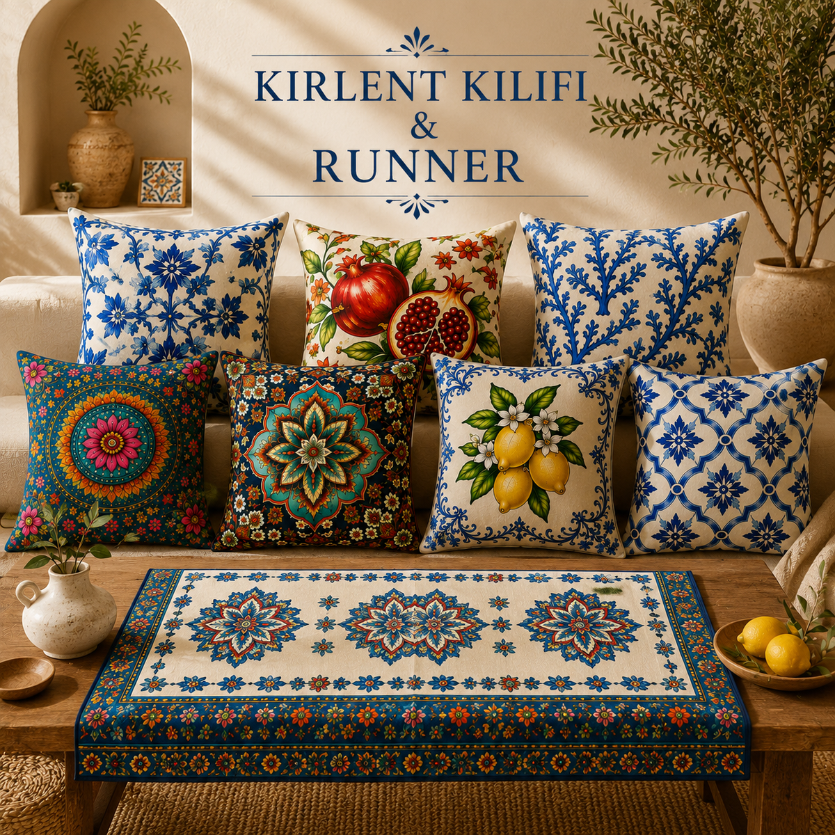 Kırlent Kılıfı & Runner