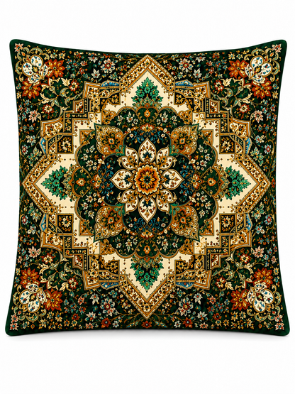 Safir Sultan 4’lü Dekoratif Kırlent Kılıfı Seti 43x43 cm Otantik Etnik Desenli